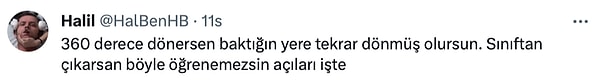 1. Buyurun, büyük goygoya sebep olan 180 derece ve 360 derece yorumuna gelen tepkilere beraber bakalım!