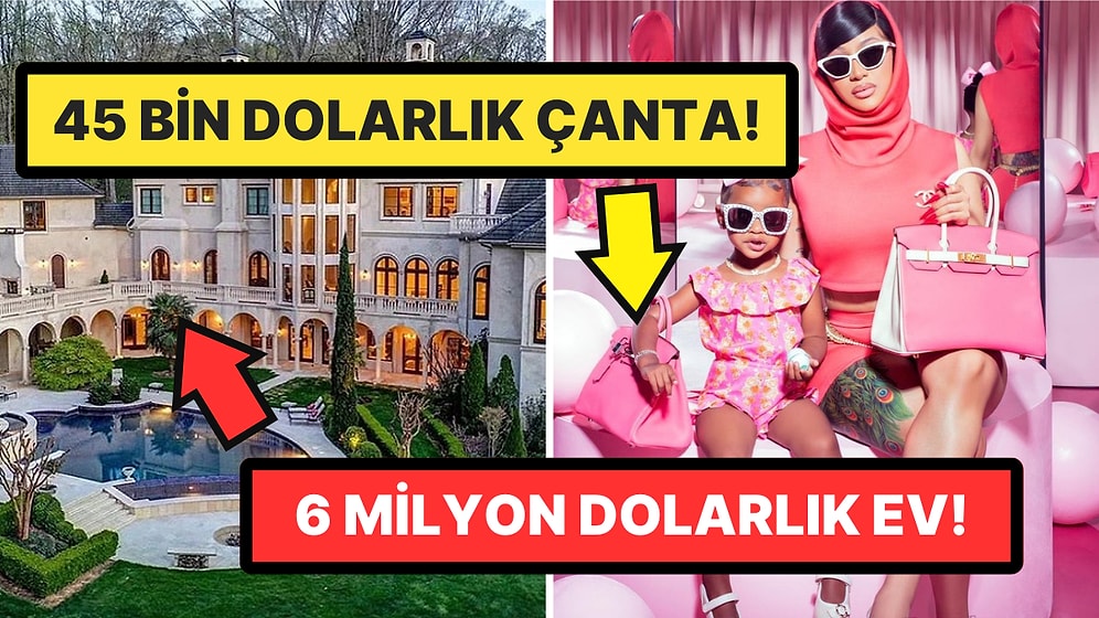 Cardi B'nin Kızına Aldığı Hediyeleri ve Yaşadığı Şaşaalı Evini Görünce Ufak Çaplı Bir Şok Geçirebilirsiniz!
