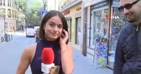 Başkent Madrid’de dün gerçekleşen olayda, İspanyol Cuatro televizyon kanalı tarafından bir iş yerine yapılan saldırıyla ilgili haberleri aktarmak amacıyla yapılan canlı yayın esnasında Isa Balado adlı kadın muhabir sokaktaki bir erkeğin tacizine uğradı.