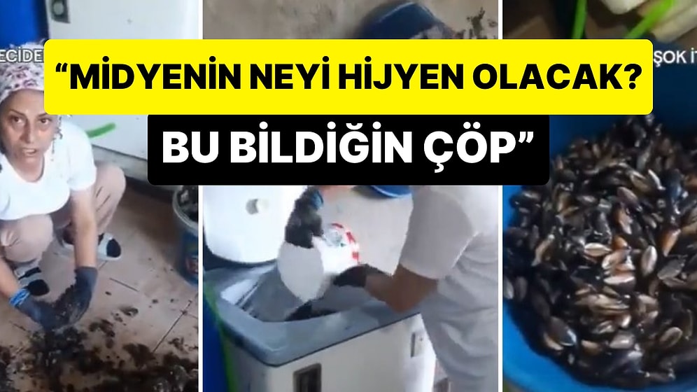 Midyeci Kadından Şoke Eden İtiraf: 'Midyenin Neyi Hijyen Olacak? Bu Bildiğiniz Çöp'