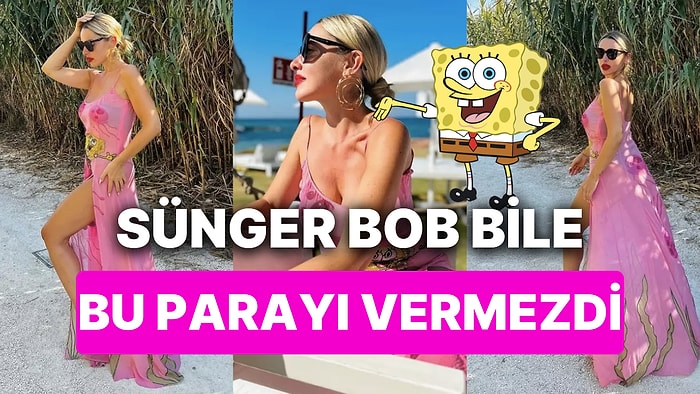 Hadise'nin 'En Fazla Ne Kadar Olabilir ki?' Dedirten Sünger Bob'lu Elbisesinin Fiyatı Sizi Dumur Edecek