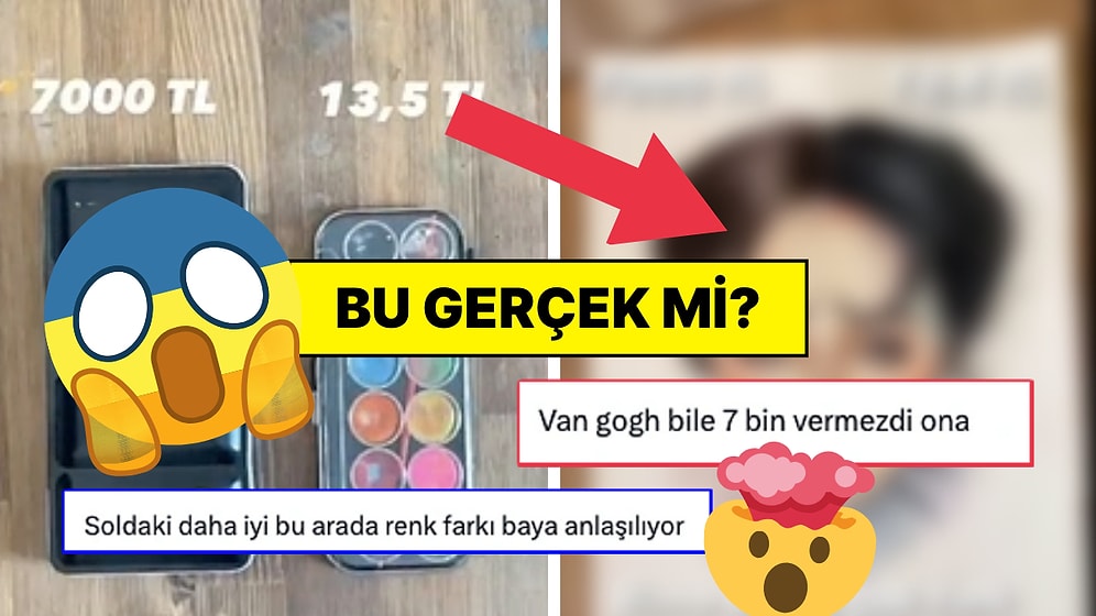 10 Liralık Suluboya ile 7 Bin Lira Olan Suluboyanın Karşılaştırma Videosu İzleyenleri Ters Köşe Yaptı!