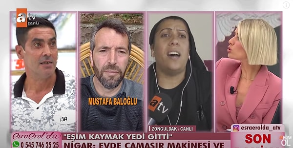 Gülme krizinin ardından tekrardan konuşmaya başlayan Nigar, Esra Erol'a evdeki imkansızlıkları anlattı.