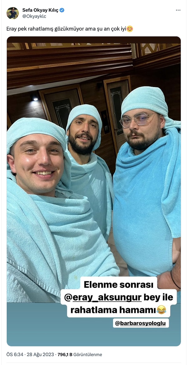 12. Birkaç tur daha hamam ve spa ihtiyacı var gibi.