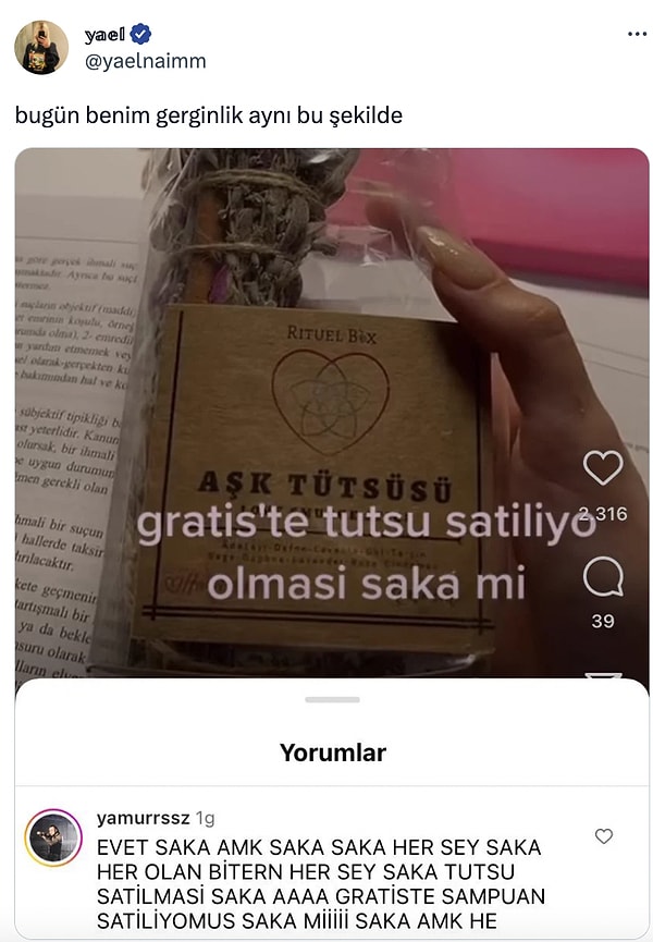 Birisi "şaka mı?" kalıbına gereken dersi vermiş.