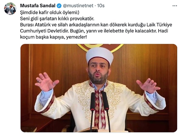 Sandal, "Hadim koçum başka kapıya, yemezler!" dedi. 👇