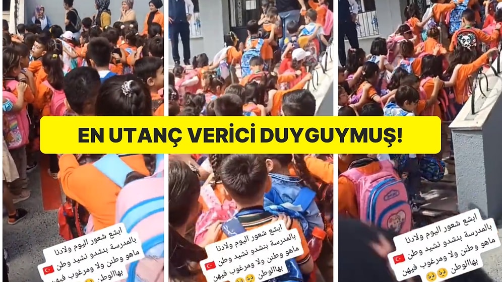 İstiklal Marşı’nın Okutulmasına ‘Utanç Verici’ Diyen Mülteci Tepki Çekti