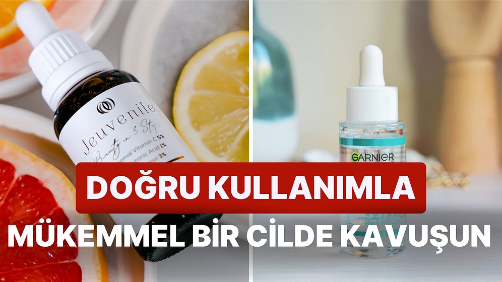 C Vitamini ve Hyaluronik Asiti Doğru Kullanıyor musunuz?