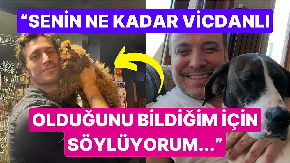 Yeni Köpek Dostu ile Poz Veren Oyuncu Feyyaz Şerifoğlu'na Cenk Eren'den Yorum Gecikmedi!