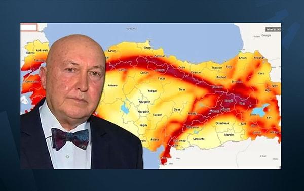 Ercan, illerin deprem risk haritasını alfabetik sıraya göre paylaşmaya devam ediyor.