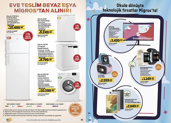 Okula dönüşte teknolojik fırsatlar Migros'ta!