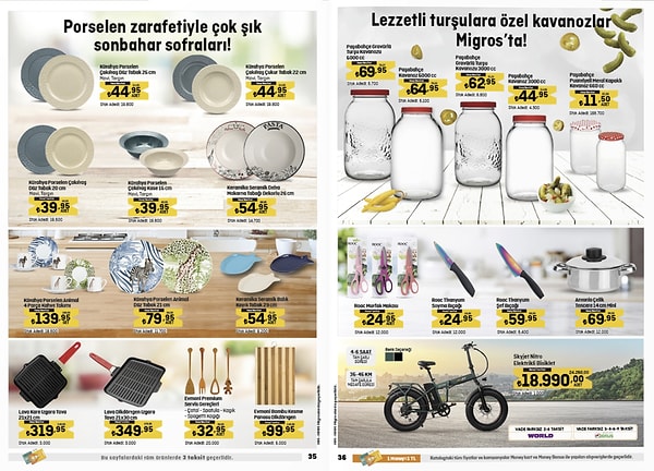 Lezzetli turşulara özel kavanozlar Migros'ta!