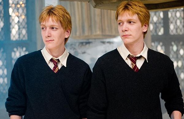 15. Fred ve George Weasley- Harry Potter ve Felsefe Taşı (2001)