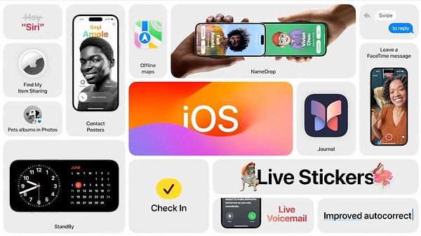 Hangi telefonlar iOS 17 alacak?