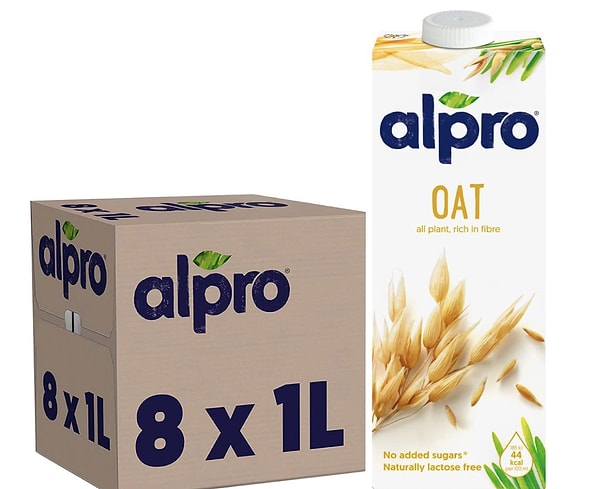 10. Alpro Yulaf Sütü 1 L (8 adet)