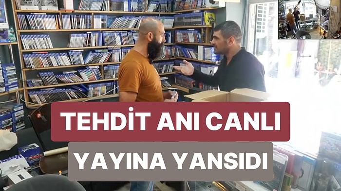 Bakırköy'de Bir Esnafın Tehdit Edildiği Anlar Yaptığı Canlı Yayına Yansıdı: "Sen Şansını Çok Zorluyorsun"