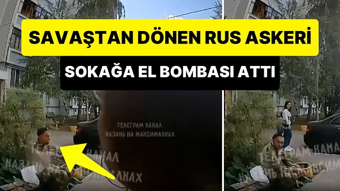 Cepheden Dönen Rus Askeri Evinin Önünde Otururken Sokağa El Bombası Attı