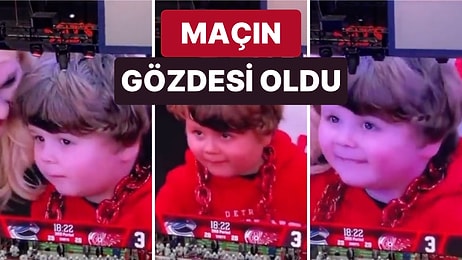 İlk Hokey Maçına Giden 4 Yaşındaki George Maçın Gözdesi Oldu! Kameralar Başkasını Çekince Tepki Sesleri Geldi