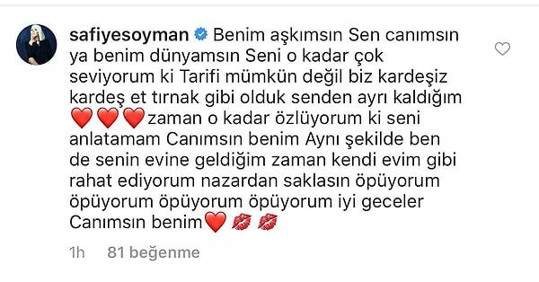 Seda Sayan'ın Instagram sayfasında şöyle bir gezinirseniz, Safiye Soyman'ın artık o ikonikleşen yorumlarını görürsünüz.