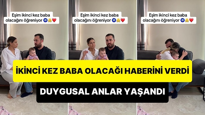 Eşine İkinci Kez Baba Olacağı Haberini Veren Kadının O Anlarını İzlerken Gözleriniz Dolacak