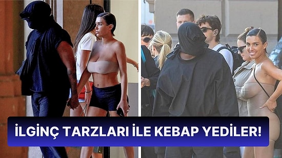 Yüzyılın En Tuhaf Çifti Bianca Censori ve Kanye West'in Kebap Yeme Stillerini Görmelisiniz!