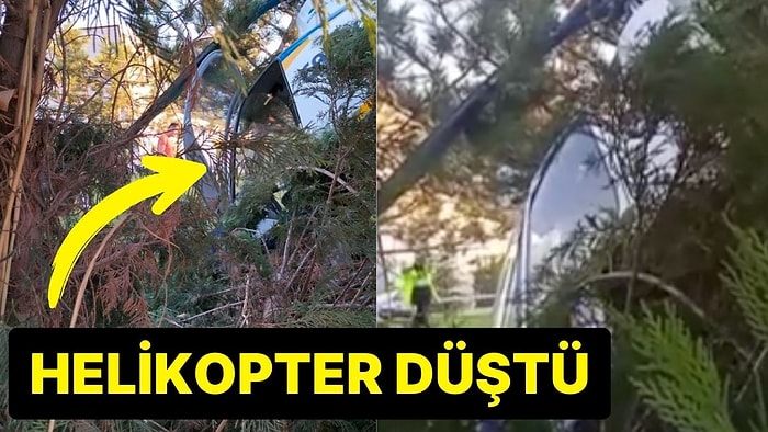 Afyonkarahisar’da  Özel Helikopter İniş Sırasında Düştü