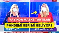 TGRT Muhabirleri Türkiye'de Eris Varyantı Görülmesinin Ardından Canlı Yayına Maskeyle Çıktı