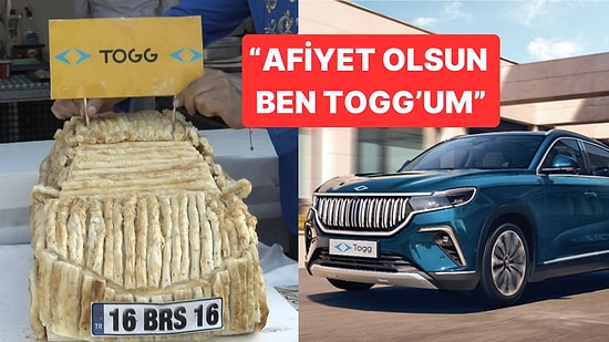 Bursa Gastronomi Festivali'nde Yapılan TOGG Böreği Karnı Togg Goygoycuların Diline Düştü!