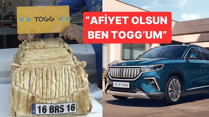 Bursa Gastronomi Festivali'nde Yapılan TOGG Böreği Karnı Togg Goygoycuların Diline Düştü!