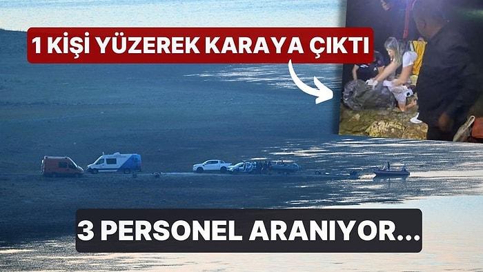 İzmir'de Orman Yangınına Müdahale Eden Helikopter Baraja Düştü!