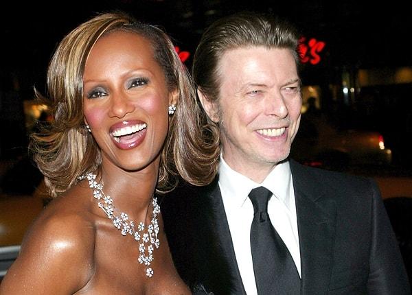 6. David Bowie and Iman: