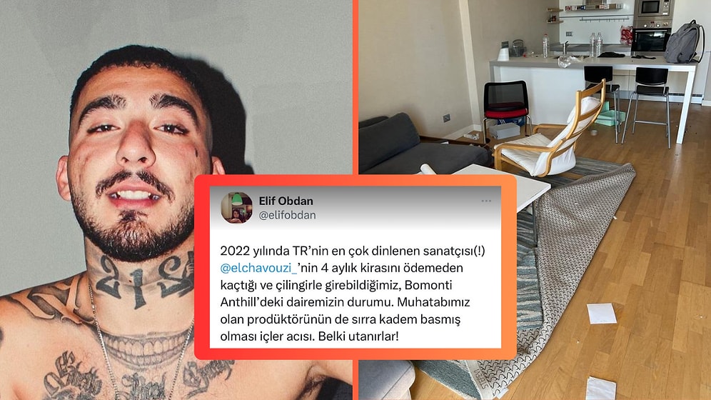 Rapçi Uzi'nin Ev Sahibinden İsyan! 4 Aylık Kirasını Ödemeden Kaçtığı İddia Edildi