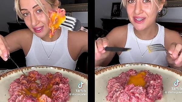 Çiğ et yediği videolarla fenomen haline gelen Doktor Tuba Güleç'e sosyal medyada muhakkak denk gelmişsinizdir.
