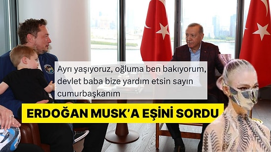 Cumhurbaşkanı Erdoğan'ın Elon Musk'a "Eşin Nerede?" Diye Sorması Sosyal Medyanın Gündeminde