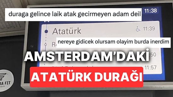 Amsterdam'daki Durak Adını Görünce Laik Atak Geçiren Kullanıcılar