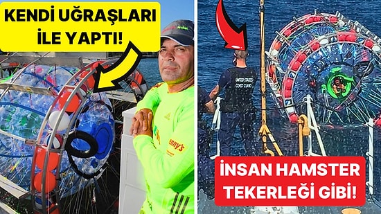 Yaptığı Hamster Çarkında Atlantik Okyanusunu Geçmeye Çalışırken Tutuklanan Adam!