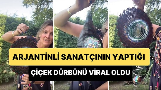 Arjantinli Bir Sanatçı Tarafından Hazırlanan Çiçek Dürbünü Sosyal Medyada Viral Oldu