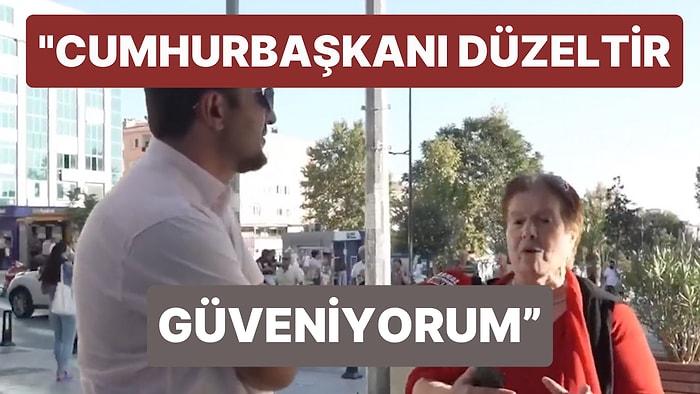 Sokak Röportajında Ekonomiden Şikayet Eden Bir Kadın “Açız Aç” Dedikten Sonra AKP’ye Oy Verdiğini Açıkladı