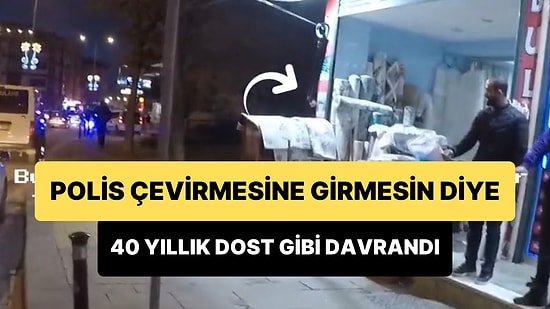 Polisler Çevirmesin Diye Tanımadığı Motosikletliye 40 Yıllık Dost Muamelesi Yapan Esnafın Viral Olan Anları