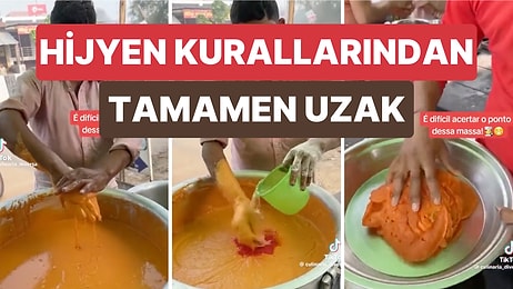 Çıta Giderek Yükseliyor! Hijyen Kurallarından Tamamen Uzak Bir Hint Sokak Yemeği Daha Viral Oldu