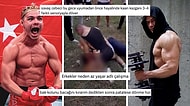 MMA Dövüşçüsü Kaan Kazgan'ın Fitness Koçu Savaş Cebeci'yi Yerle Bir Ettiği Anlar Goygoyculardan Nasibini Aldı
