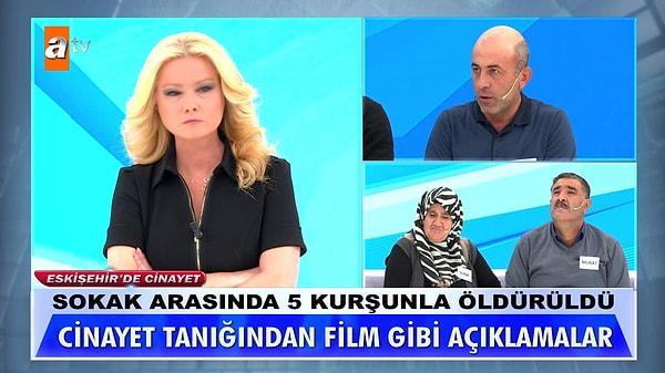 Ahmet Çetin'in özellikle 'kar maskeliydi' iddiasına takılan Müge Anlı, "Ahmet Bey ben sizin Mehmet Topaloğlu ile neden günde 3 kez konuştuğunuzu çözemedim." şeklinde yanıt verirken, aynı zamanda anlatılan hikâyeyi film senaryosuna benzetmişti.