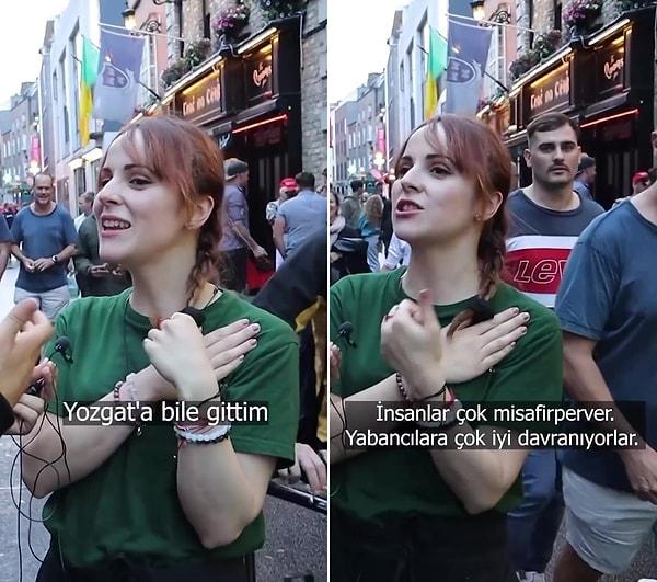 O röportajda İspanyol kadına 'Türkiye'ye kaç kez gittin?' diye soran Yasin Çayır, '40' cevabını alıyor.