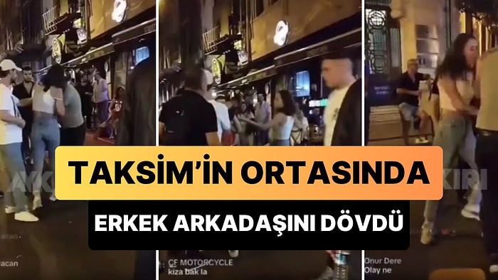 'Kardeşlerimin Yanında Nasıl Böyle Yaparsın?' Diyen Kadın Herkesin İçinde Erkek Arkadaşını Dövdü