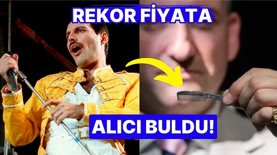 'Queen' Grubunun Solisti Freddie Mercury'nin Bıyığını Taradığı Tarak Dudak Uçuklatan Fiyata Satıldı!