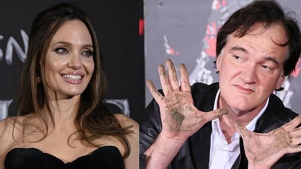 5. Angelina Jolie ve Tarantino... Filmin adını şimdiden görebiliyoruz sanki: Kill Pitt!