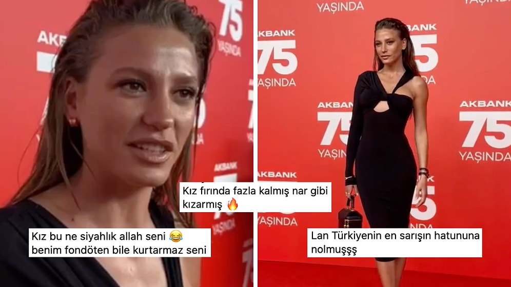 Galada Boy Gösteren Serenay Sarıkaya'nın Bronz Teni Sosyal Medya Kullanıcılarının Diline Fena Düştü!