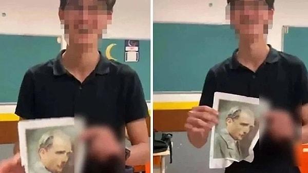 İstanbul Eyüp'te bir İmam Hatip Lisesi'nde çekilen görüntüler sosyal medyada tepki çekmiş ve 17 yaşındaki A.E.S öğrenci gözaltına alınmıştı. Mahkemeye sevk edilen A.E.S, tutuklanarak cezaevine gönderildi.