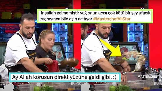 Direkt Yüzüne Döküldü: MasterChef All Star'da Yaşanan Feci Kaza Yürekleri Ağza Getirdi!