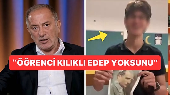 Fatih Altaylı Atatürk'ün Fotoğrafına Uygunsuz Hareketler Yapan Genç Üzerinden İmam Hatiplere Değindi